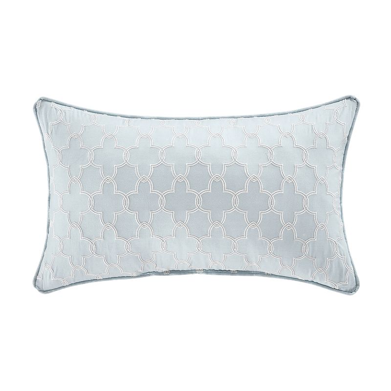 Five Queens Court Michelle Boudoir Decorative Throw Pillow, Blue, Fits All
