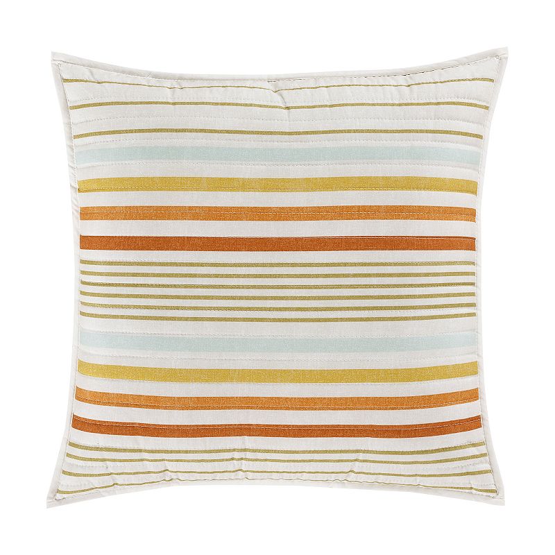 Five Queens Court Rebecca 18 Square Embellished Pillow, Orange, Fits All