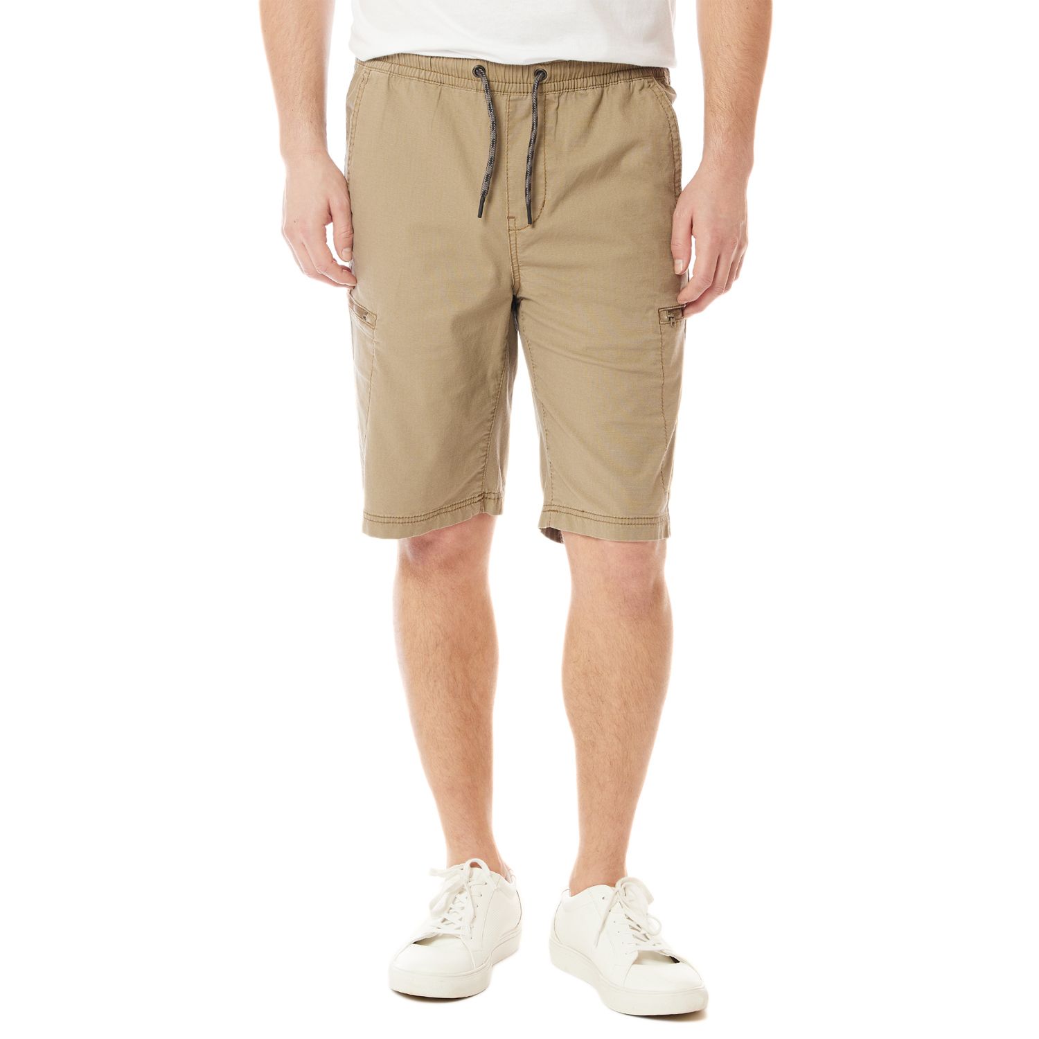 jogger shorts khaki