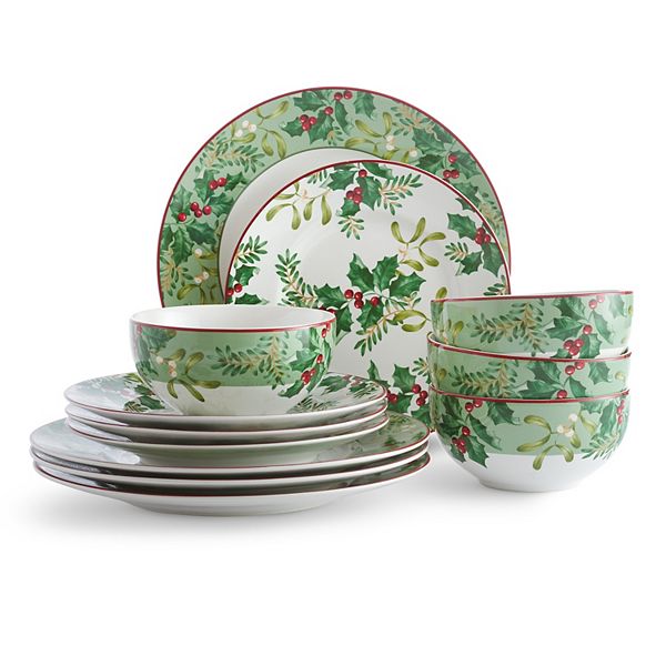 Christmas dinnerware outlet clearance