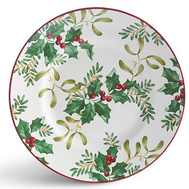 222 Fifth Christmas Foliage 12-pc. Dinnerware Set