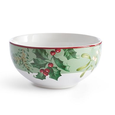 222 Fifth Christmas Foliage 12-pc. Dinnerware Set