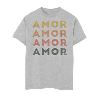Boys 8-20 Amor Colorful Word Stack Tee