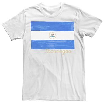 Men's HHM Nicaragua Flag Watercolor Tee