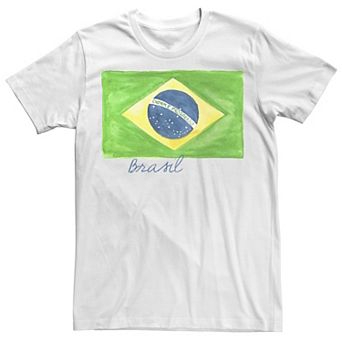 Men's HHM Brasil Watercolor Flag Watercolor Tee
