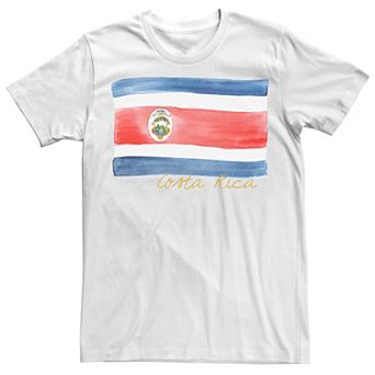 Men's HHM Costa Rica Flag Watercolor Tee