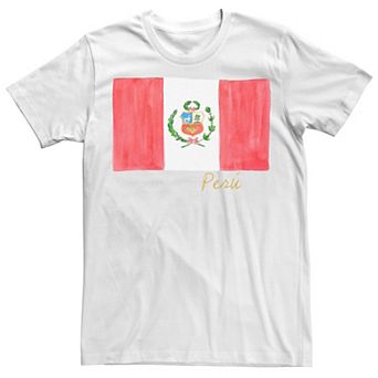 Men's HHM Peru Flag Watercolor Tee