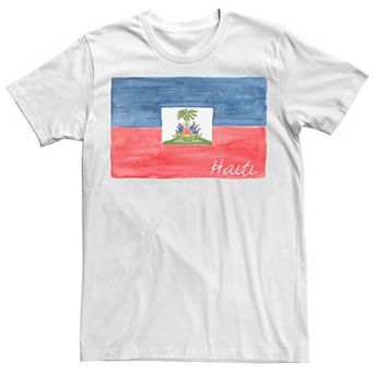 Men's HHM Haiti Flag Watercolor Tee