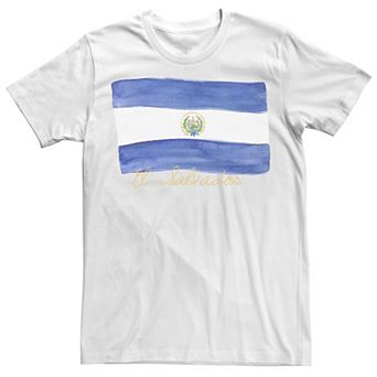 Men's HHM El Salvador Flag Watercolor Tee