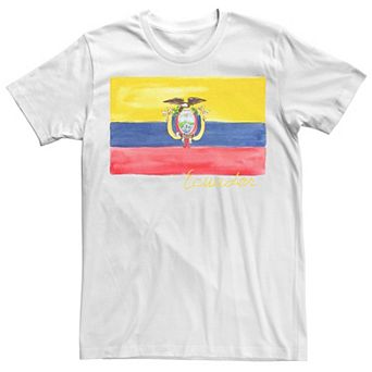 Men's HHM Ecuador Flag Watercolor Tee