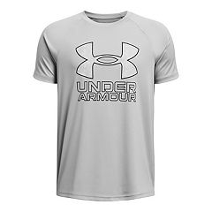  Under Armour Linear Wordmark Short sleeve, Black/White, Youth X- Small : Clothing, Shoes & Jewelry