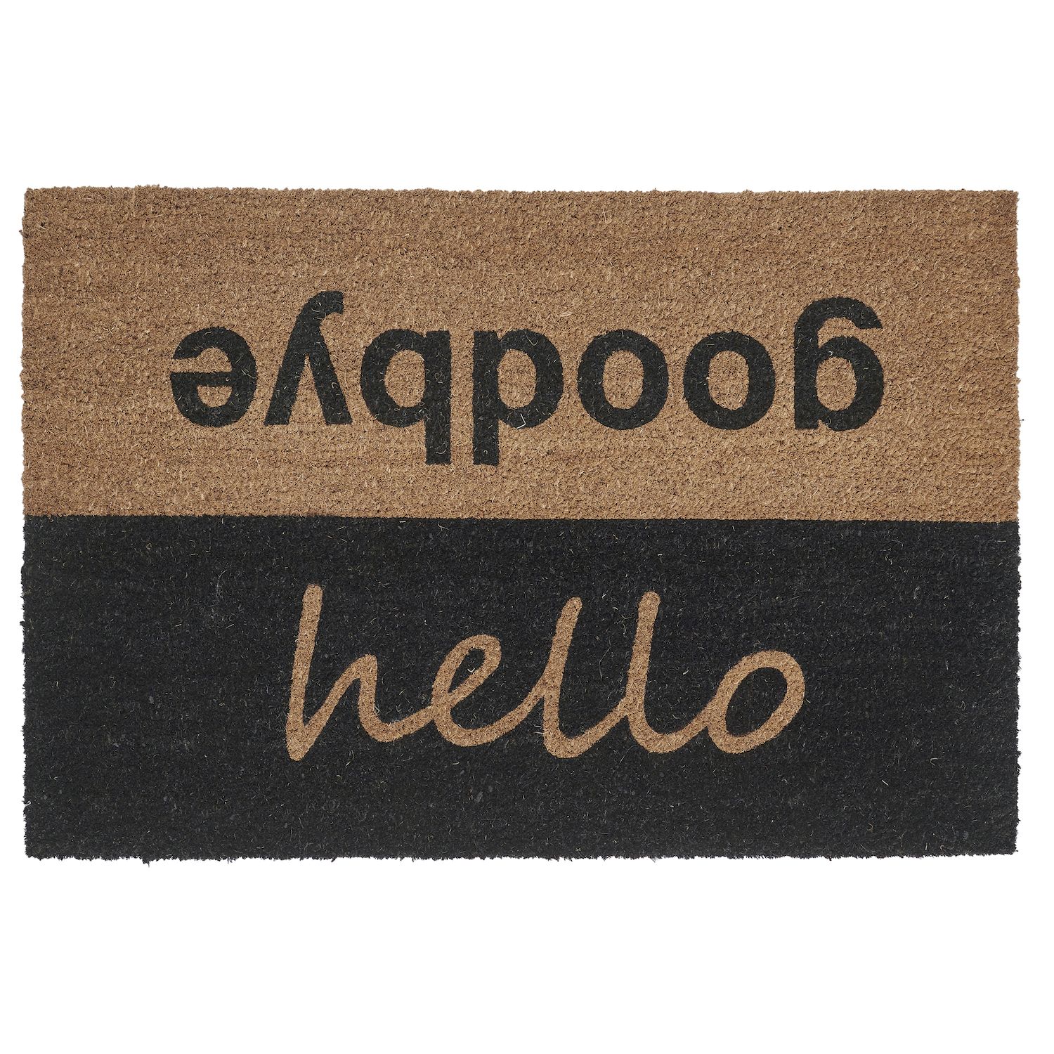 Natural Coco Coir Door Mat 17x30, Hello Welcome Front Doormat Non Slip Rug  For Home Indoor Outdoor Entrance : Target