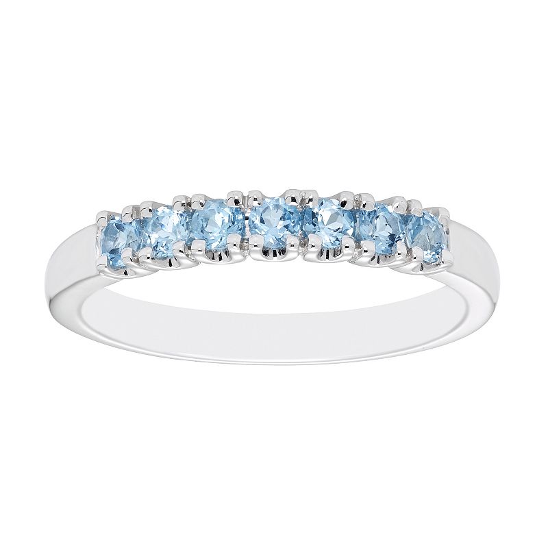 Boston Bay Diamonds Sterling Silver Blue Topaz Stack Ring, Womens, Size: 5