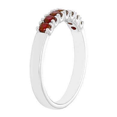 Boston Bay Diamonds Sterling Silver Lab-Created Ruby Stack Ring