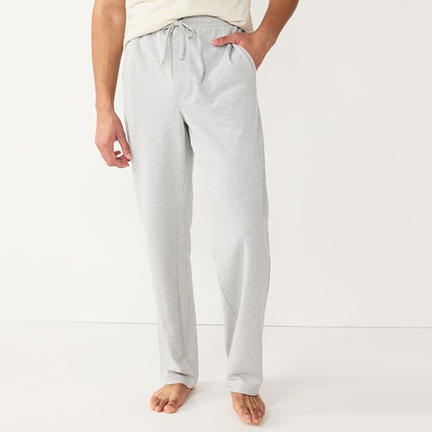 Men's Cotton Modal Knit Pajama Pants - Goodfellow & Co™ Heathered Gray L