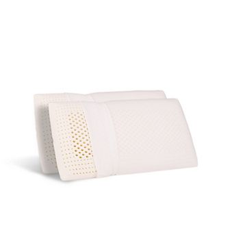 Standard Medium Density Natural Latex Foam Pillow 2-pack Set