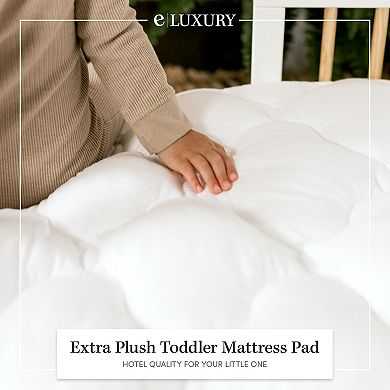 Plush Crib/Toddler Mattress Pad