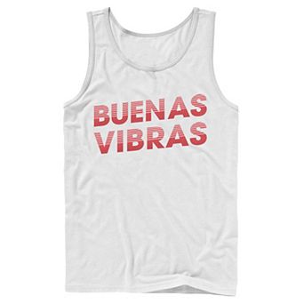 Men's Vibras Buenas Vintage Text Tank Top