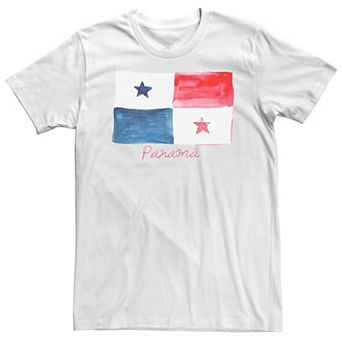 Big & Tall HHM Panama Flag Watercolor Tee