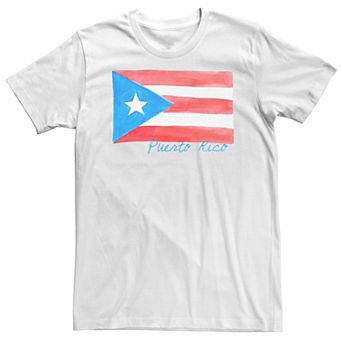 Big & Tall HHM Puerto Rico Flag Watercolor Tee