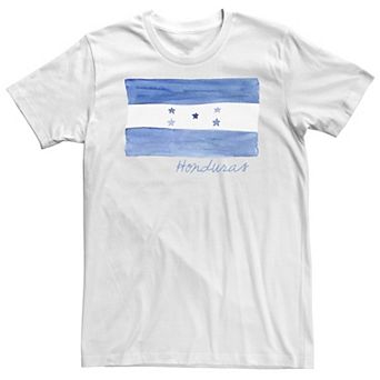 Big & Tall HHM Honduras Flag Watercolor Tee