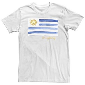 Big & Tall HHM Uruguay Flag Watercolor Tee