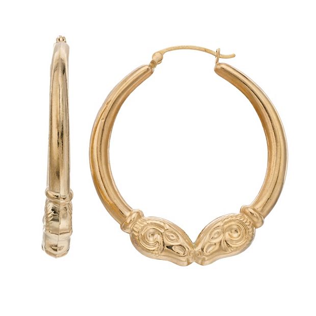 Ram hoop deals earrings