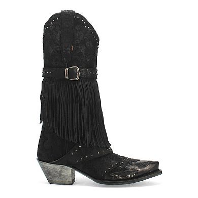Dan Post Bed Of Roses Women's Leather Cowboy Boots