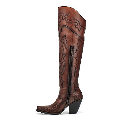 Dan Post Seductress Women's Leather Thigh-High Boots