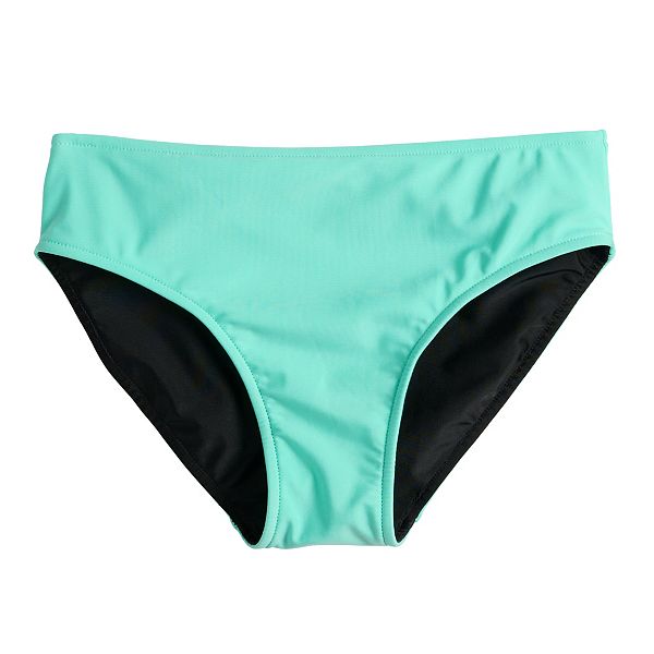 Girls 716 SO® Reversible Solid Swimsuit Bottoms