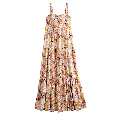 Juniors' SO® Tiered Maxi Tank Dress