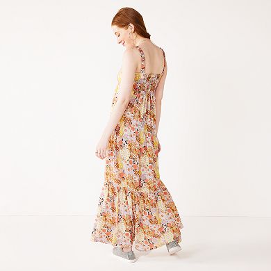 Juniors' SO® Tiered Maxi Tank Dress