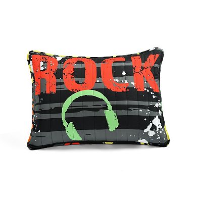 Lush Decor Rock 'N' Roll Quilt Set with Shams