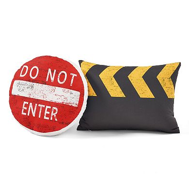 Lush Decor Highway Quilt Set with Shams and Decorative Pillows