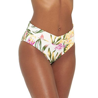 Women s Freshwater Floral High Leg Swim Bottoms
