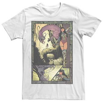 Men's Justice League Wonder Woman Future State Panels Comic Hoodie