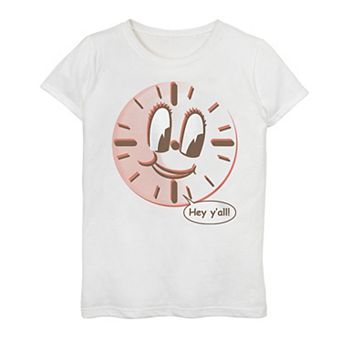 Girls 7-16 Marvel Loki Miss Minutes Hey Y'all Big Face Graphic Tee