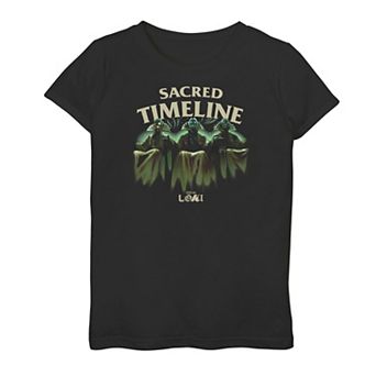 Girls 7-16 Marvel Loki Proper Flow Of Time Tee