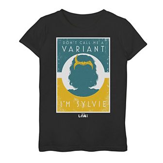 Girls 7-16 Marvel Loki Don't Call Me A Variant, I'm Sylvie Tee