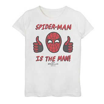 Girls 7-16 Marvel Spider-Man No Way Home Spider-Man Thumbs Up Graphic Tee