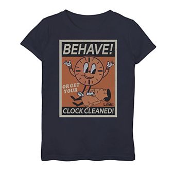 Girls 7-16 Marvel Loki Miss Minutes Is Always Watching Graphic Tee