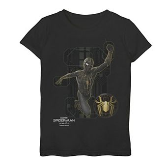 Girls 7-16 Marvel Spider-Man No Way Home Tech Suit Poster Graphic Tee