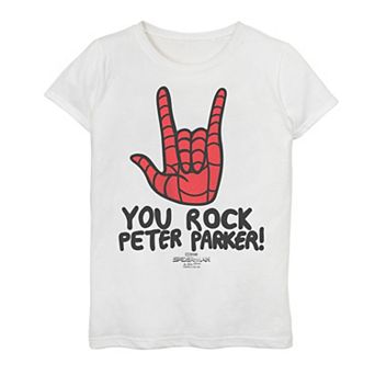 Girls 7-16 Marvel Spider-Man No Way Home Spider-Man Rocker Graphic Tee