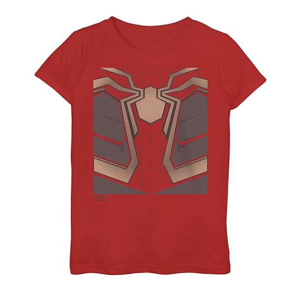 Girls 7-16 Marvel Spider-Man No Way Home Iron Spider-Man Suit Costume ...