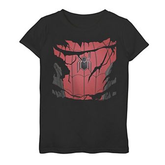 Girls 7-16 Marvel Spider-Man No Way Home Classic Spider-Man Costume Graphic Tee