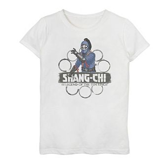 Girls 7-16 Marvel Shang-Chi Rings Logo Graphic Tee