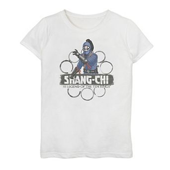 Girls 7-16 Marvel Shang-Chi Rings Logo Graphic Tee