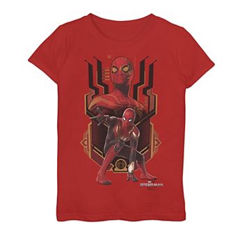 Girls 7-16 Marvel Spider-Man No Way Home Spider-Man Geometric Pose Tee