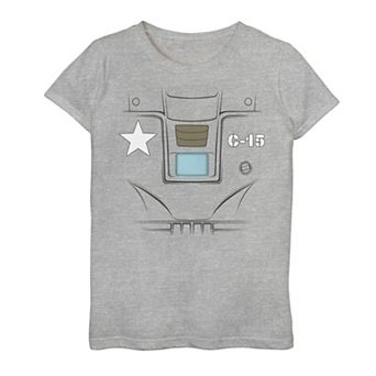 Girls 7-16 Marvel What If Steve Rogers Suit Graphic Tee