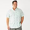 Big & Tall Croft & Barrow® Slim-Fit Performance Woven Button-Down Shirt